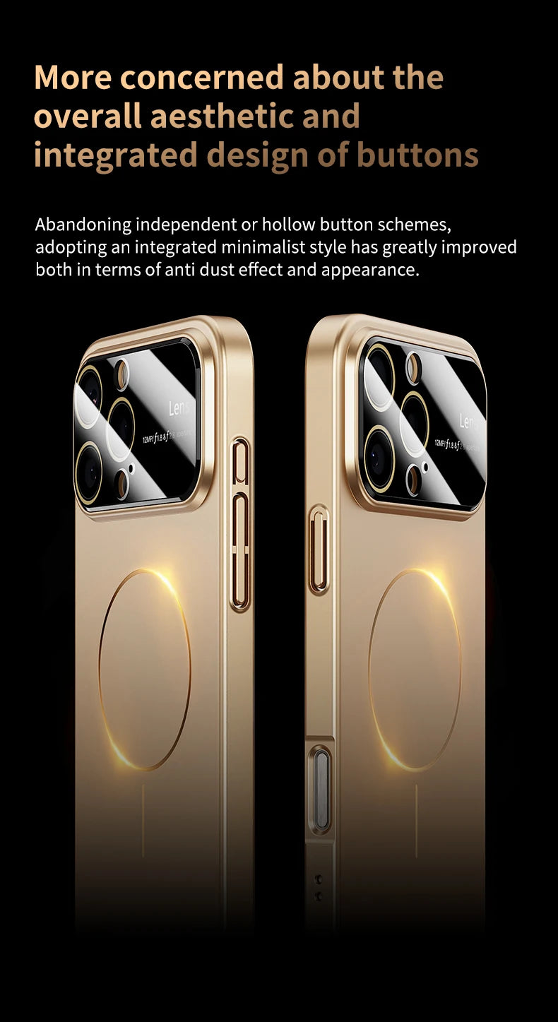 Coque iPhone MagSafe Luxe – Protection Caméra Renforcée | iPhone 15, 16, 17 Pro Max
