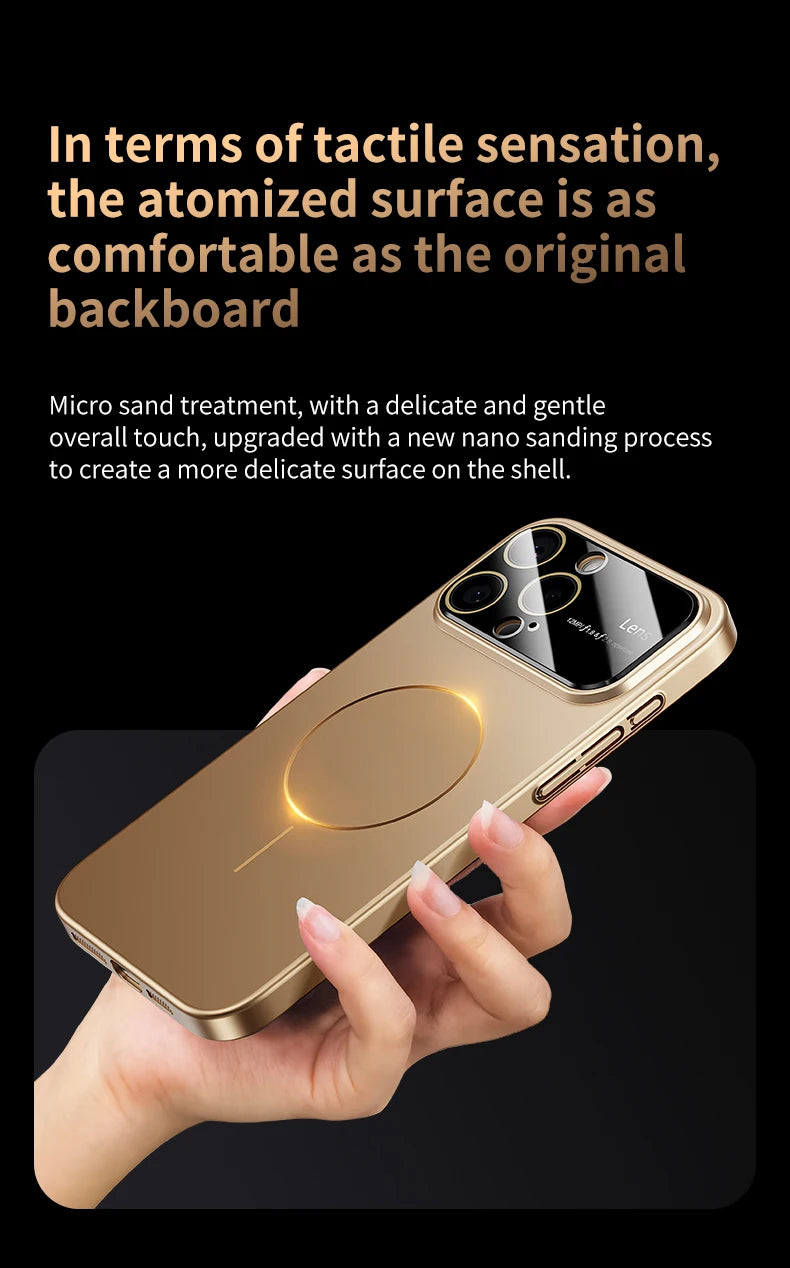 Coque iPhone MagSafe Luxe – Protection Caméra Renforcée | iPhone 15, 16, 17 Pro Max