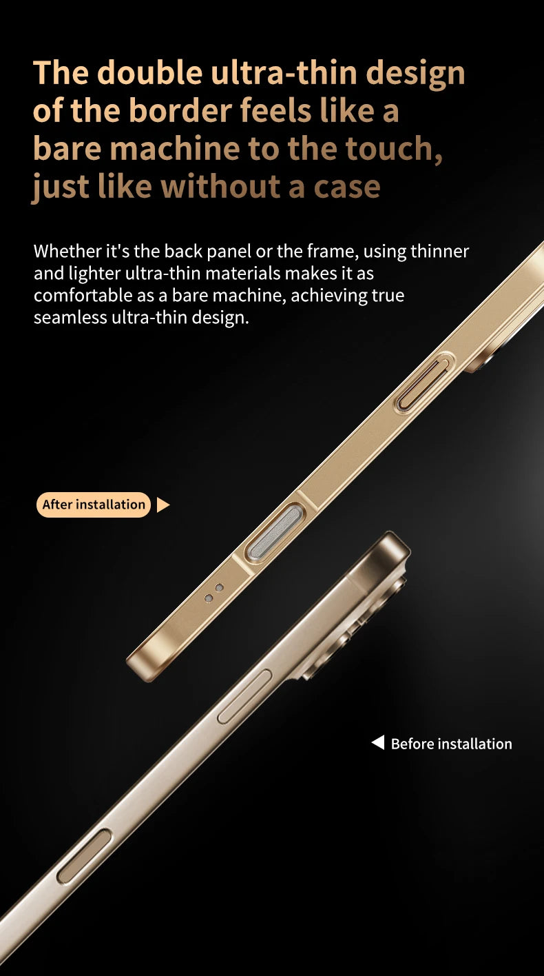 Coque iPhone MagSafe Luxe – Protection Caméra Renforcée | iPhone 15, 16, 17 Pro Max
