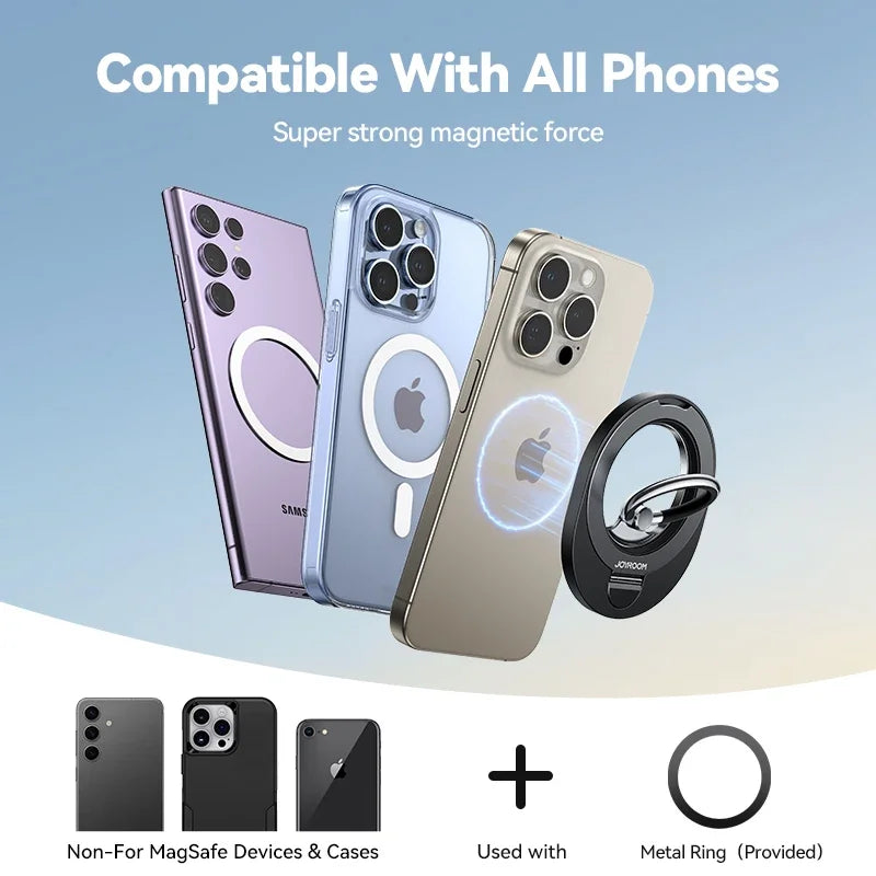 Anneau Support MagSafe Joyroom JR-ZS420 | Grip 360° iPhone 16 15 14 | NOVACASE