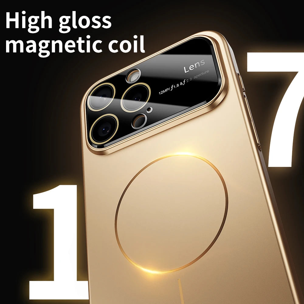 Coque iPhone MagSafe Luxe – Protection Caméra Renforcée | iPhone 15, 16, 17 Pro Max