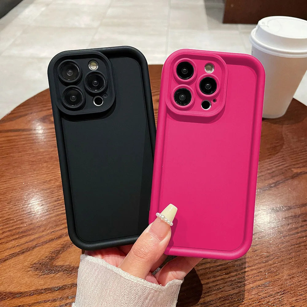 Coque Silicone Liquide iPhone 17 16 15 14 13 12 11 Pro Max Plus Air SE | Anti-Choc