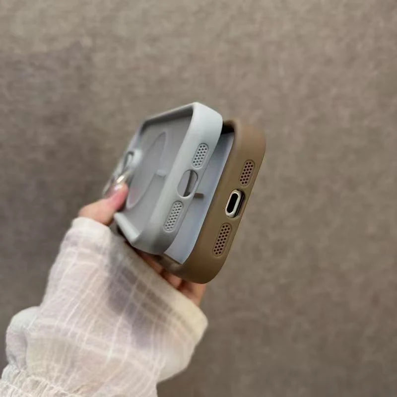 Coque iPhone Transparente Mate Compatible MagSafe – iPhone 17, 16, t, 14, 13, 12, 11 | Pro, Max, Plus, Air"